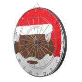 Santa claus emoji dartscheibe (Vorderseite rechts)