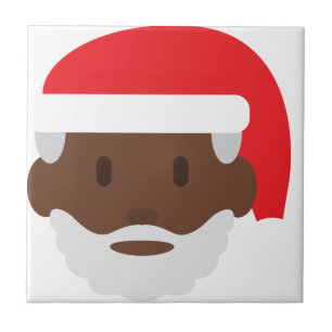 Santa claus emoji fliese
