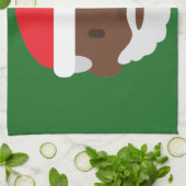 Santa claus emoji geschirrtuch (Gefaltet)