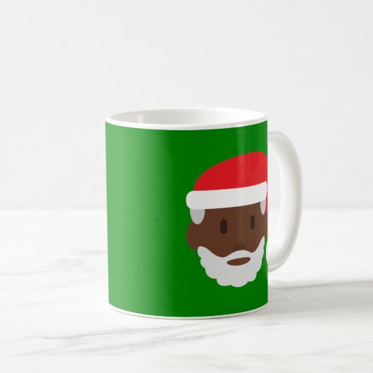 Santa claus emoji kaffeetasse (VorderseiteRechts)
