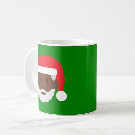 Santa claus emoji kaffeetasse (Vorderseite Links)