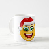 Santa claus emoji kaffeetasse (Vorderseite Links)