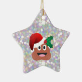 Santa claus emoji keramikornament (Rechts)