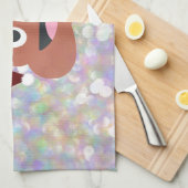 Santa claus emoji küchentuch (Viertel Falte)