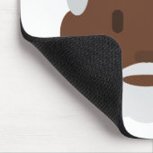 Santa claus emoji mousepad (Ecke)