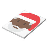 Santa claus emoji notizblock (Rotiert)