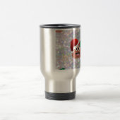 Santa claus emoji reisebecher (Mittel)