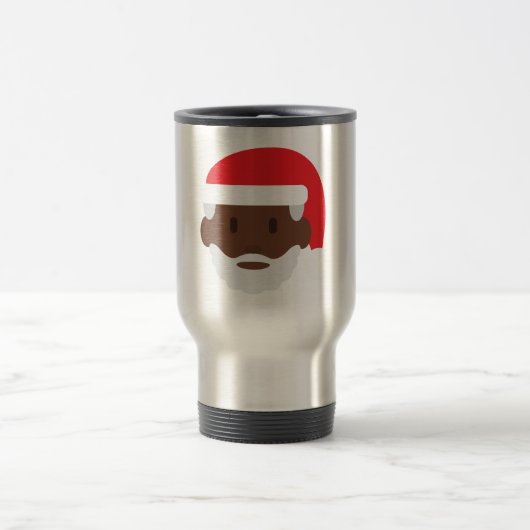 Santa claus emoji reisebecher (Mittel)