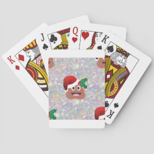 Santa claus emoji spielkarten