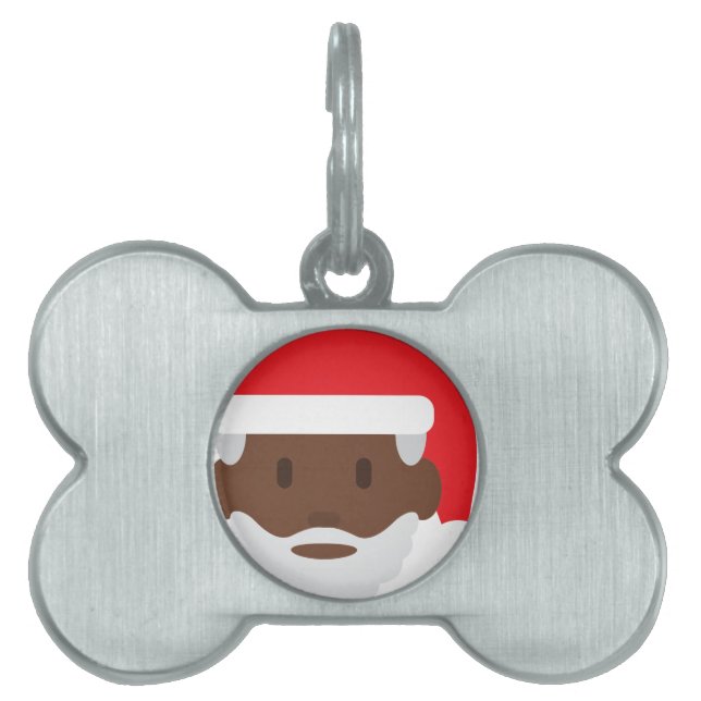 Santa claus emoji tiermarke (Vorderseite)