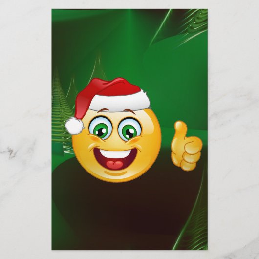 Santa claus emojis briefpapier (Vorderseite)