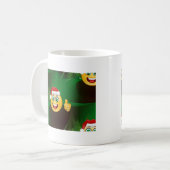Santa claus emojis kaffeetasse (Vorderseite Links)