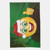 Santa claus emojis küchentuch (Vertikal)