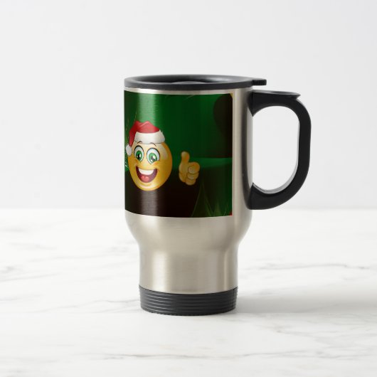 Santa claus emojis reisebecher (Rechts)