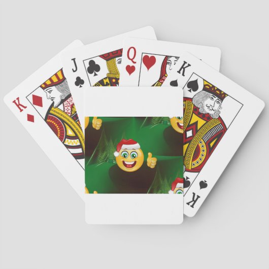 Santa claus emojis spielkarten (Rückseite)