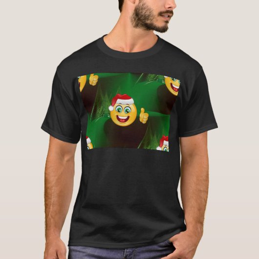Santa claus emojis T-Shirt (Vorderseite)