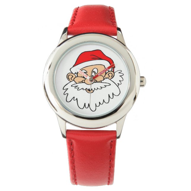 SANTA CLAUS FACE ARMBANDUHR (Vorderseite)