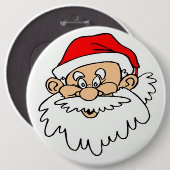 SANTA CLAUS FACE BUTTON (Vorne & Hinten)