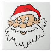 SANTA CLAUS FACE FLIESE (Vorderseite)