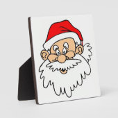 SANTA CLAUS FACE FOTOPLATTE (Vorderseite)
