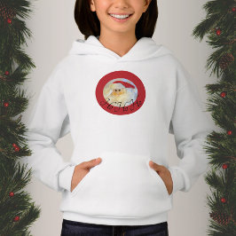 Santa Claus Face Ho Ho Niedliche Weihnachten Hoodie