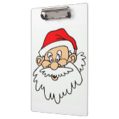 SANTA CLAUS FACE KLEMMBRETT (Links)