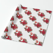 Santa Claus Face Mask Geschenkpapier (Ungerollt)