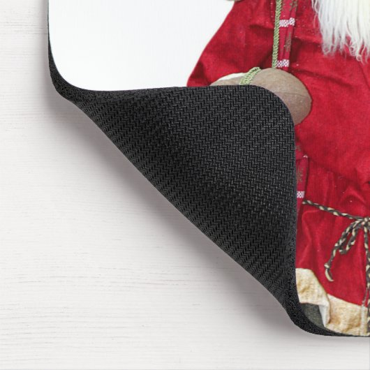 Santa Claus Face Mask Mousepad (Ecke)
