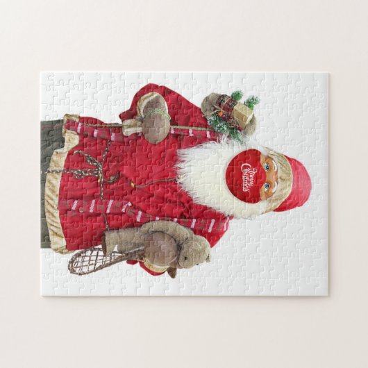 Santa Claus Face Mask Puzzle (Horizontal)