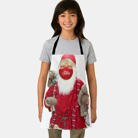 Santa Claus Face Mask Schürze (Insitu)