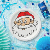 SANTA CLAUS FACE PAPPTELLER (Party)