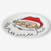 SANTA CLAUS FACE PAPPTELLER (Schrägansicht)