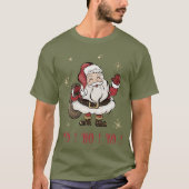 Santa Claus Fatigue Green T - Shirt (Vorderseite)