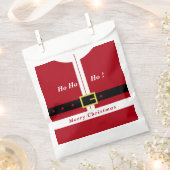 Santa Claus Favor Bag Weihnachtsfeiern Geschenktütchen (Ausgeschnitten)