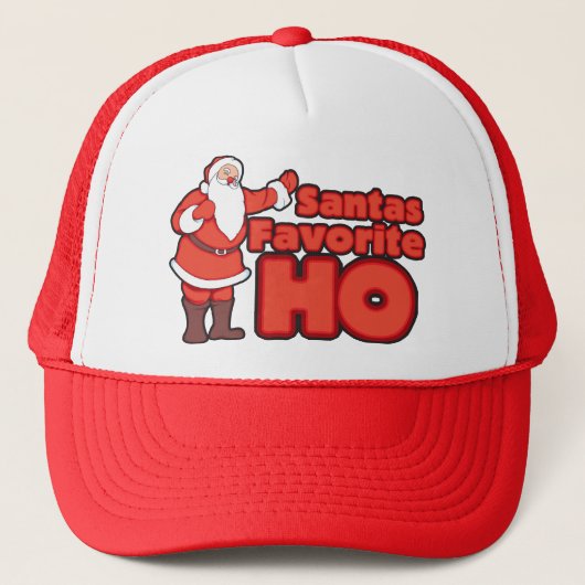 Santa Claus Favorite HO Truckerkappe (Vorderseite)