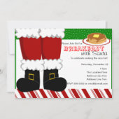 Santa Claus Feet Einladung (Vorderseite)