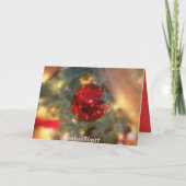 Santa Claus Feiertagskarte (Rückseite)