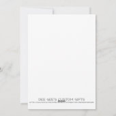 Santa Claus Feiertagskarte (Rückseite)