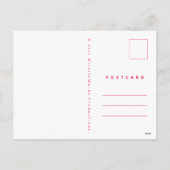 Santa Claus Feiertagspostkarte (Rückseite)