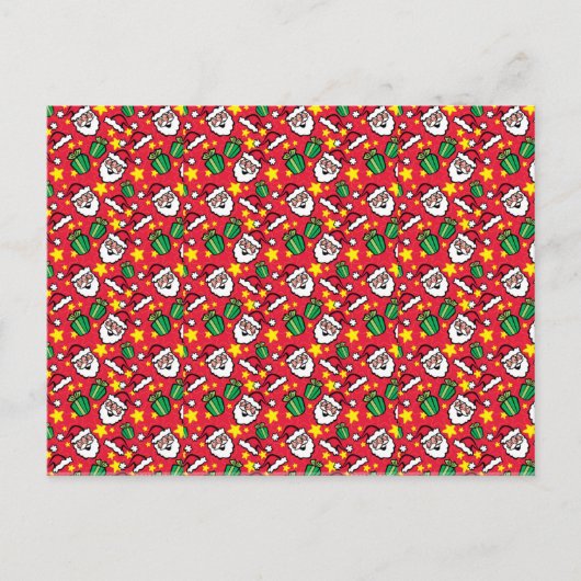 Santa Claus Feiertagspostkarte (Vorderseite)