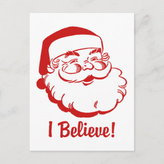Santa Claus Feiertagspostkarte