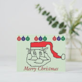 Santa Claus Feiertagspostkarte (Stehend Vorderseite)