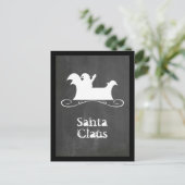 Santa Claus Feiertagspostkarte (Stehend Vorderseite)