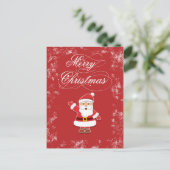 Santa Claus Feiertagspostkarte (Stehend Vorderseite)