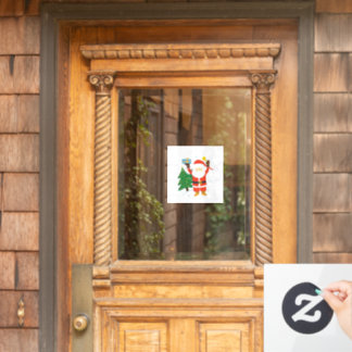 Santa Claus Fensteraufkleber