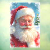 Santa Claus Fensterklammer Fensteraufkleber (Blatt 3)