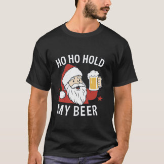 Santa Claus Festive Beer Cheer T-Shirt
