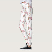 Santa claus flamingo leggings (Links)