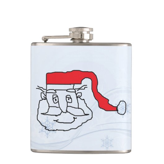 Santa Claus Flask Flachmann (Vorderseite)