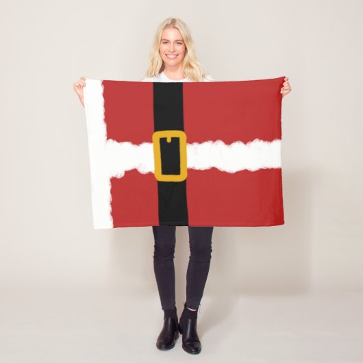 Santa Claus Fleecedecke (Beispiel)